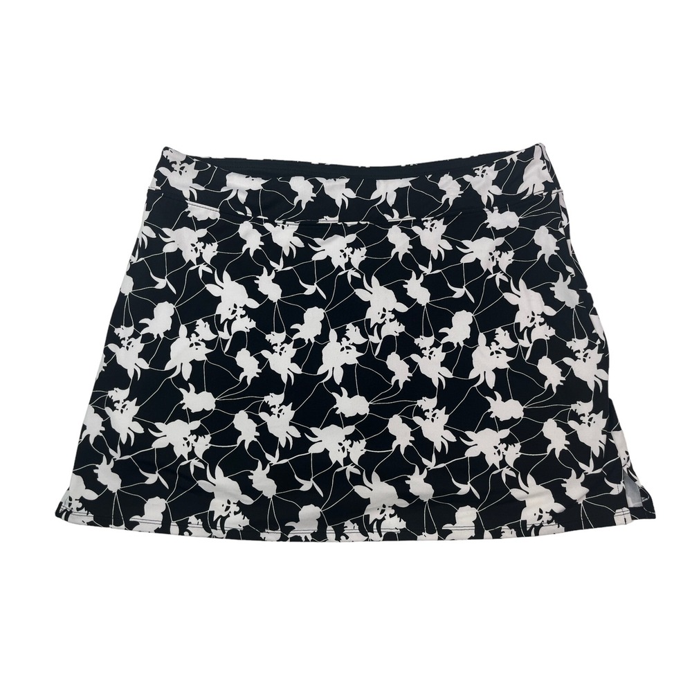 Tranquility‎ by Colorado Clothing Womens Large Floral Elastic Waist Skirt Skort - Picture 10 of 16